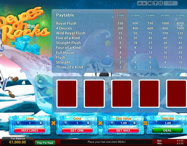 gamblimax.com - Deuces on the Rocks pic1